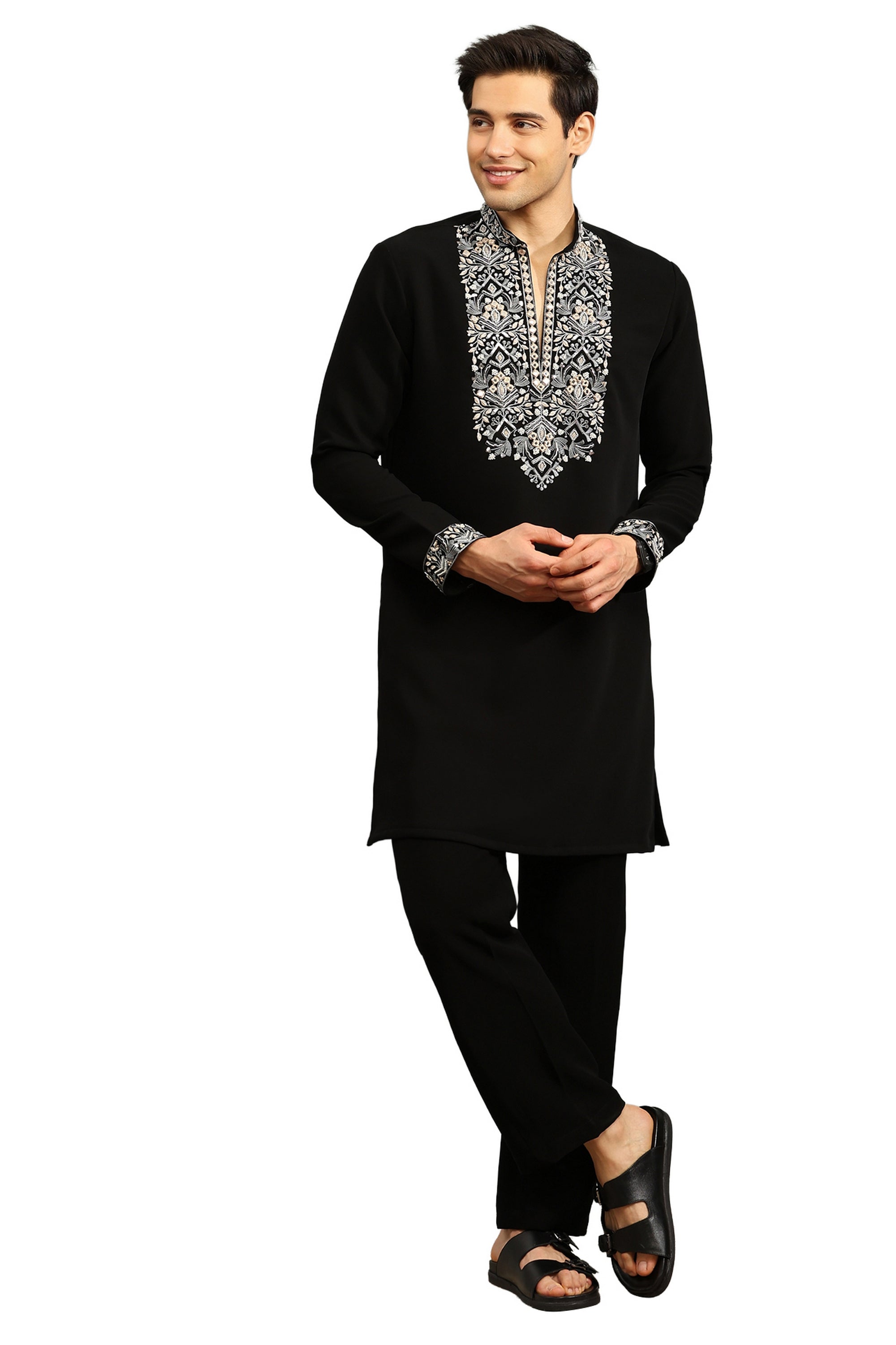 Ikkat Kurta Set