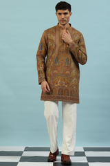 KESARIYA KURTA SET
