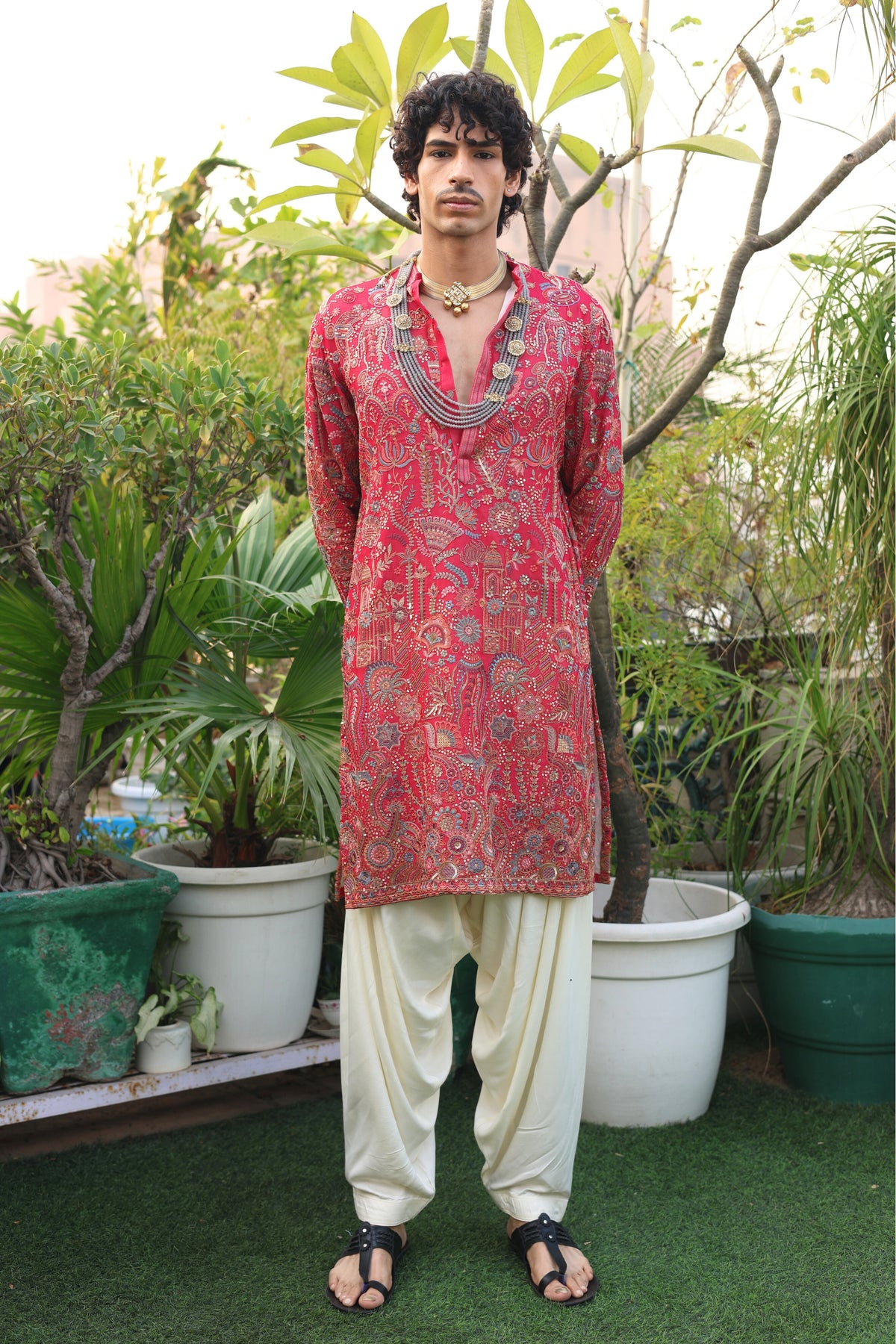 Gulbaag Kurta and Salwar Set