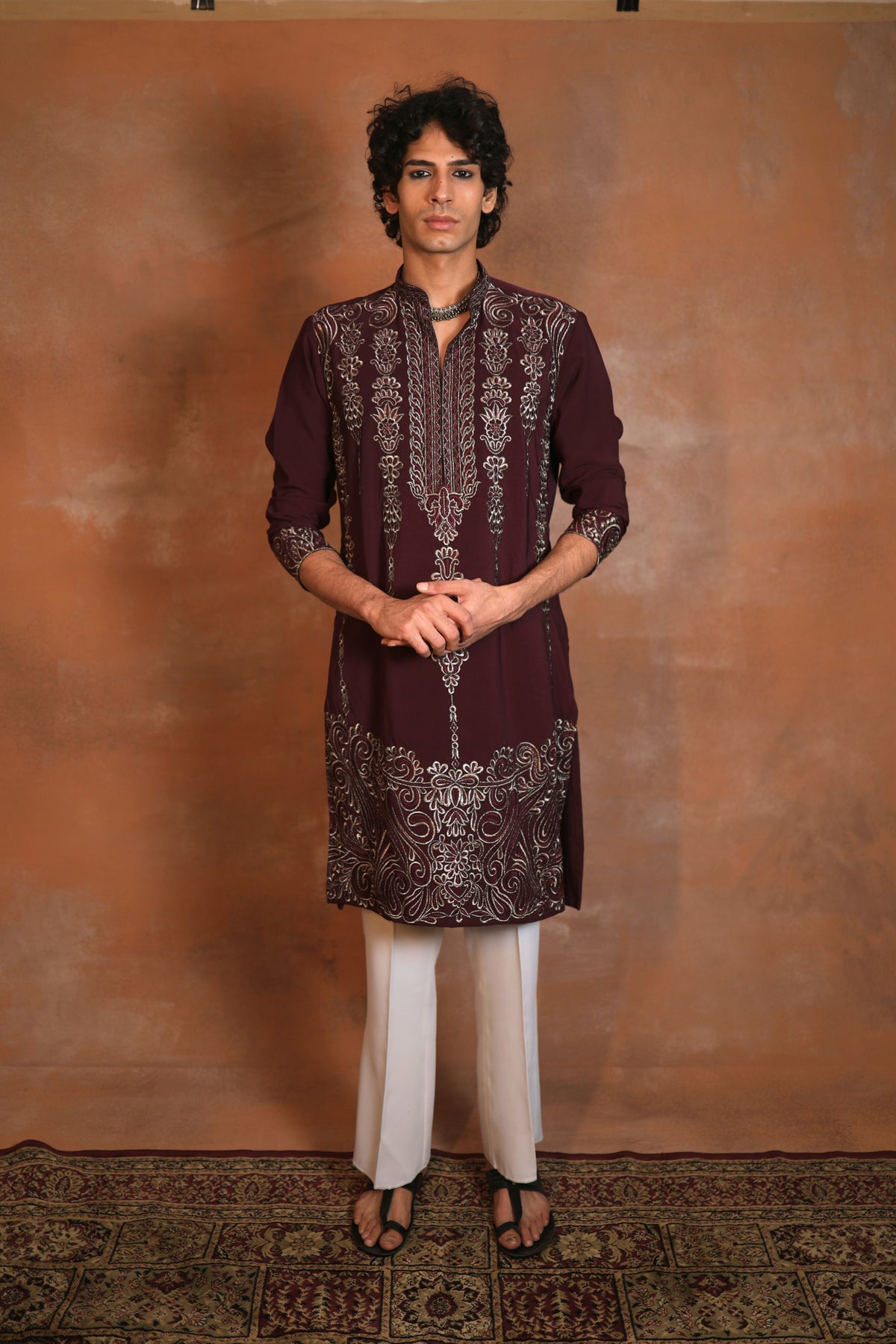 Zardoziya kurta and pant set